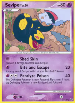 Seviper 61/127 Uncommon card from Platinum Base