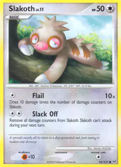 Slakoth 95/127 Common card from Platinum Base