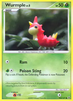 Wurmple 103/127 Common card from Platinum Base