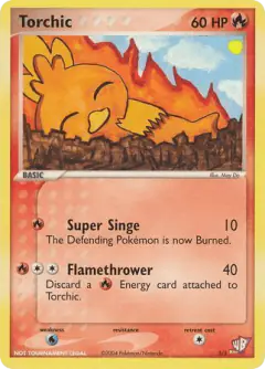 Torchic 3/5 card from Poké Card Creator Pack