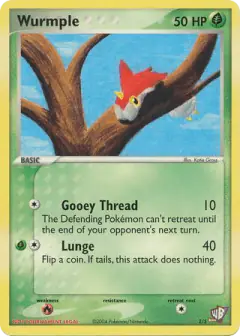 Wurmple 2/5 card from Poké Card Creator Pack