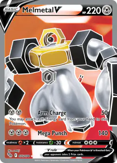Melmetal V 075/078 Rare Ultra card from Pokémon GO