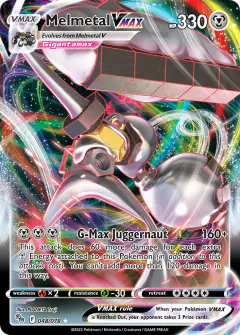 Melmetal VMAX 048/078 Rare Holo VMAX card from Pokémon GO