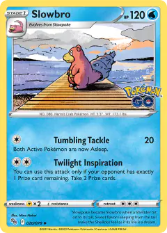 Slowbro 020/078 Uncommon card from Pokémon GO