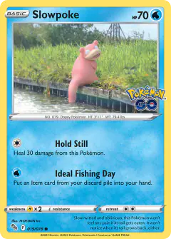 Slowpoke 019/078 Common card from Pokémon GO
