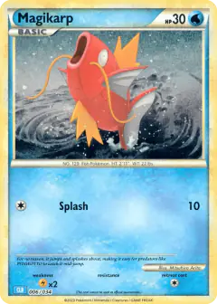 Magikarp 006/034 card from Pokémon TCG Classic - Blastoise