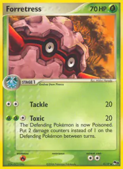 Forretress 9/17 Uncommon card from POP Series 3
