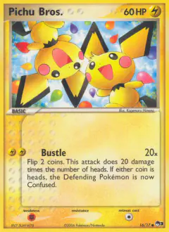 Pichu Bros. 16/17 Common card from POP Series 3