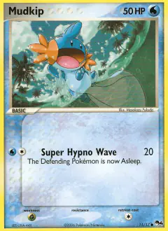 Mudkip 11/17 Common card from POP Series 4