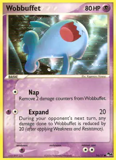 Wobbuffet 16/17 Common card from POP Series 4