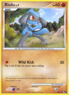 Riolu 8/17 Uncommon card from POP Series 6