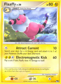 Flaaffy 7/17 Uncommon card from POP Series 7