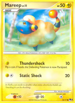 Mareep 14/17 Common card from POP Series 7