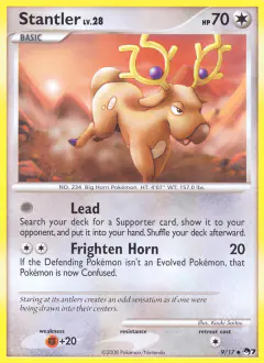 Stantler 9/17 Uncommon card from POP Series 7