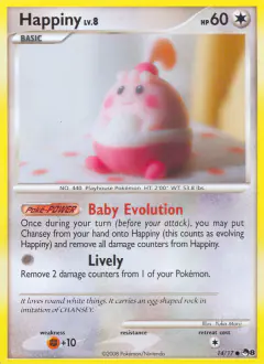 Happiny 14/17 Common card from POP Series 8