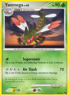 Yanmega 5/17 Rare card from POP Series 8