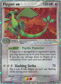 Flygon ex 94/108 Rare Holo EX card from Power Keepers