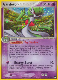 Gardevoir 9/108 Rare Holo card from Power Keepers
