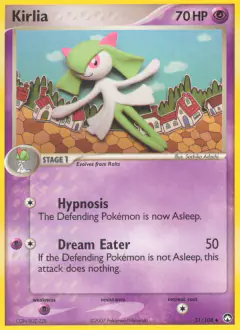 Kirlia 31/108 Uncommon card from Power Keepers