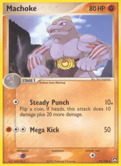 Machoke 33/108 Uncommon card from Power Keepers