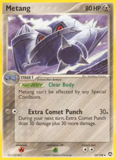Metang 35/108 Uncommon card from Power Keepers