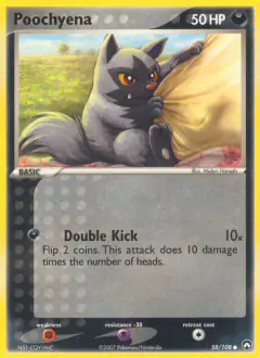 Poochyena 58/108 Common card from Power Keepers