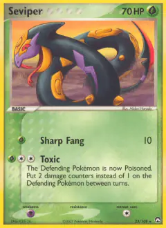 Seviper 23/108 Rare card from Power Keepers