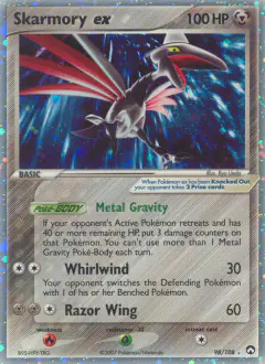 Skarmory ex 98/108 Rare Holo EX card from Power Keepers