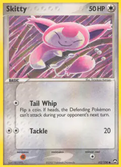Skitty 62/108 Common card from Power Keepers