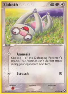Slakoth 63/108 Common card from Power Keepers
