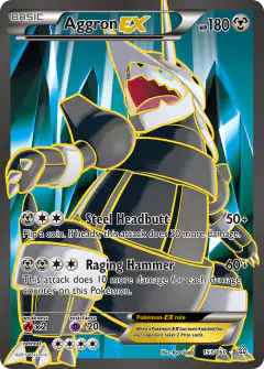 Aggron-EX 153/160 Rare Ultra card from Primal Clash