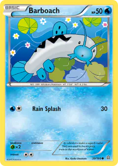 Barboach 39/160 Common card from Primal Clash