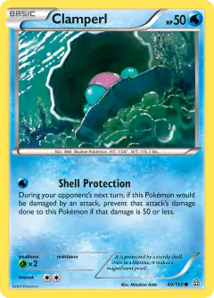 Clamperl 49/160 Common card from Primal Clash