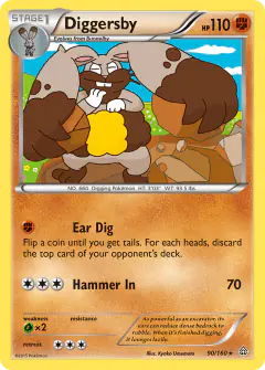 Diggersby 90/160 Rare card from Primal Clash
