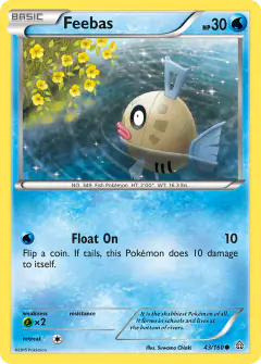 Feebas 43/160 Common card from Primal Clash