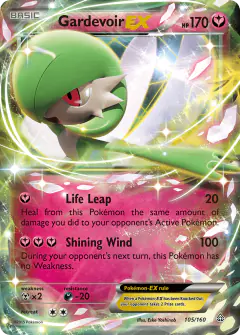 Gardevoir-EX 105/160 Rare Holo EX card from Primal Clash