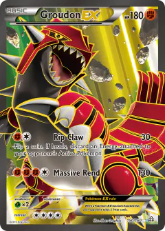 Groudon-EX 150/160 Rare Ultra card from Primal Clash