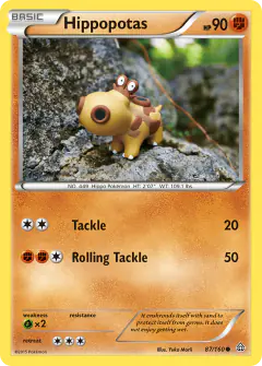 Hippopotas 87/160 Common card from Primal Clash