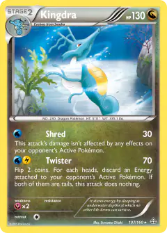 Kingdra 107/160 Rare card from Primal Clash