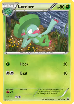 Lombre 11/160 Uncommon card from Primal Clash