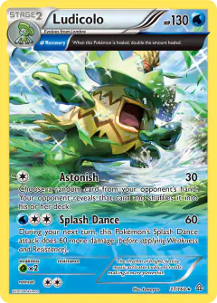 Ludicolo 37/160 Rare card from Primal Clash