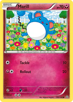 Marill 102/160 Common card from Primal Clash