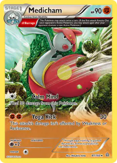 Medicham 81/160 Rare card from Primal Clash