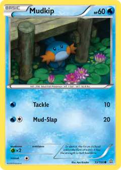 Mudkip 33/160 Common card from Primal Clash