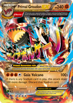 Primal Groudon-EX 86/160 Rare Holo EX card from Primal Clash
