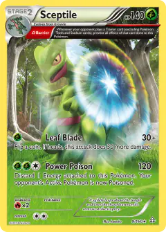 Sceptile 9/160 Rare Holo card from Primal Clash