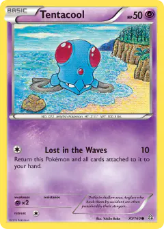 Tentacool 70/160 Common card from Primal Clash