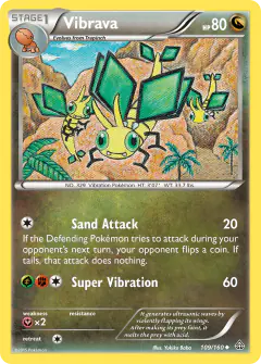 Vibrava 109/160 Uncommon card from Primal Clash