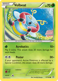 Volbeat 17/160 Common card from Primal Clash