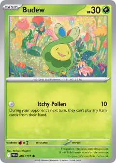 Budew 004/131 Common card from Prismatic Evolutions